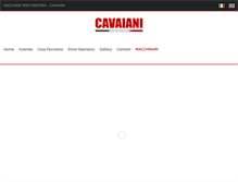 Tablet Screenshot of cavaiani.com
